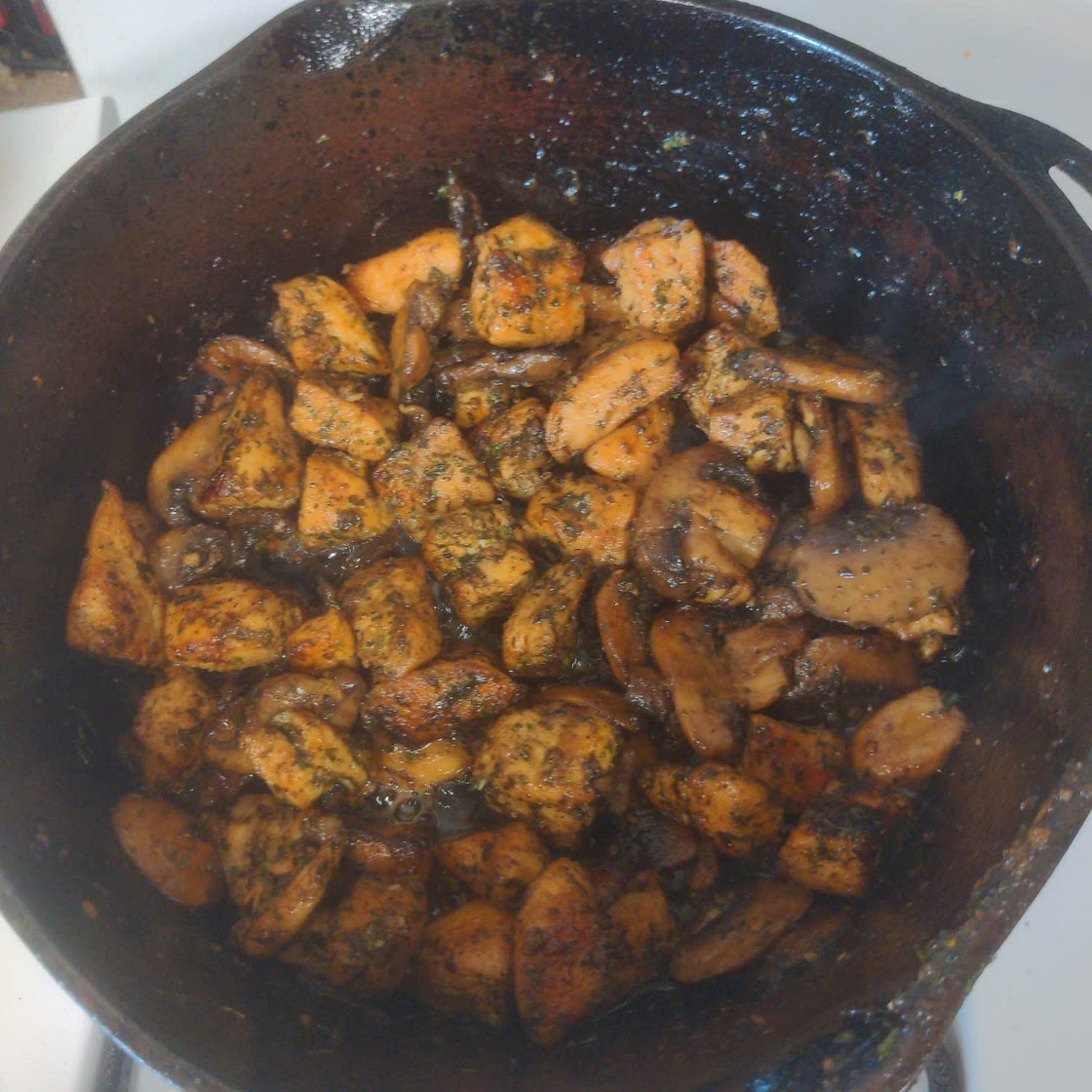 Mushroom Chicken Bites