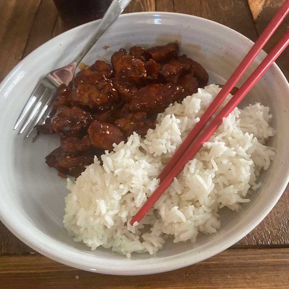 Sweet and tangy takeout inspired chicken