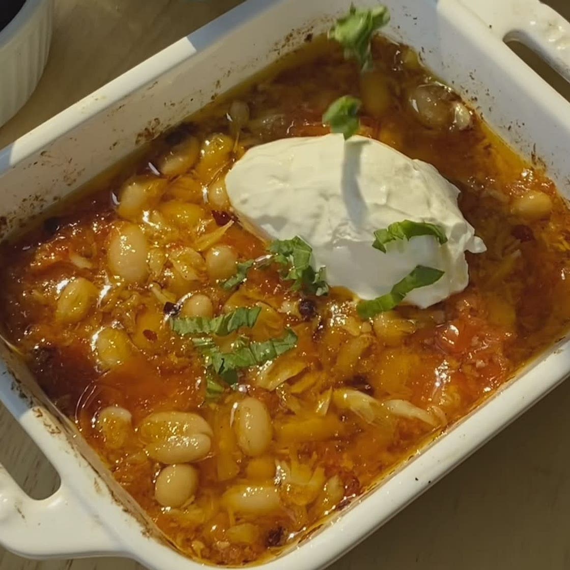 Tomatoes, beans and toast