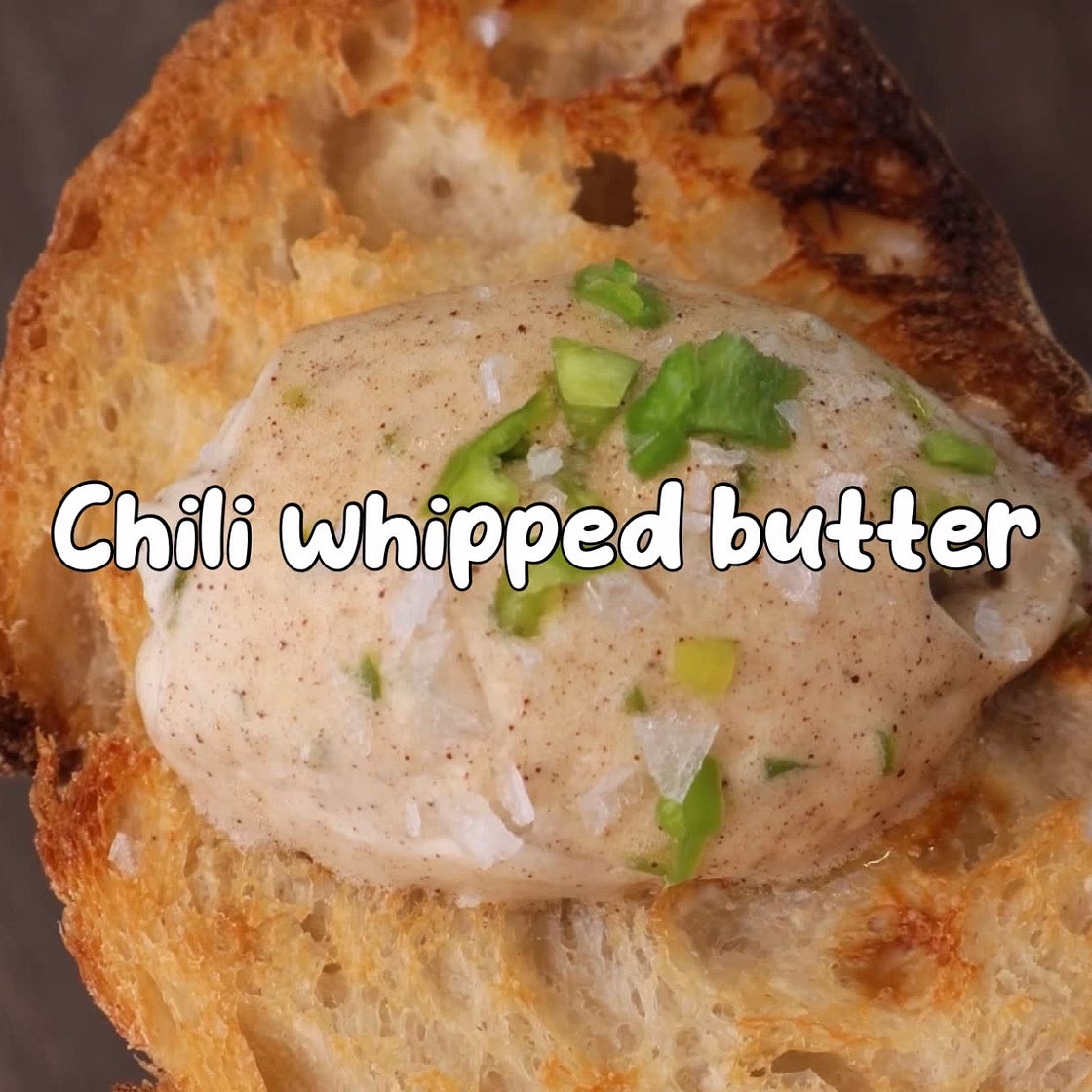 Chili whipped butter