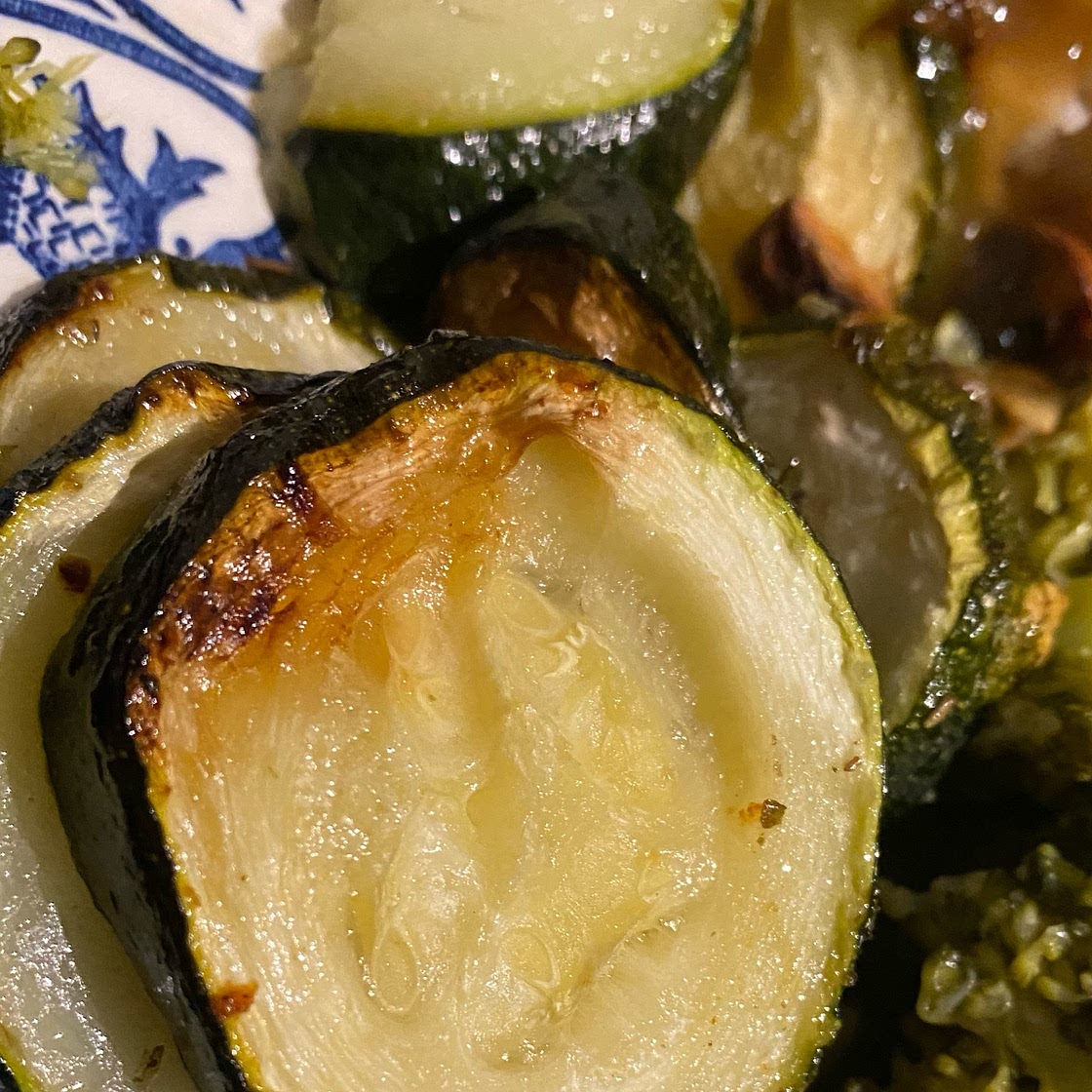 20 Minute Roasted Zucchini (Not Soggy!)