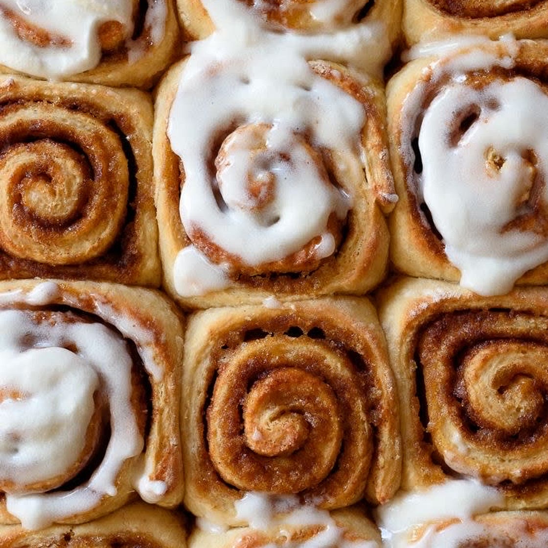 Sweet cinnamon bun