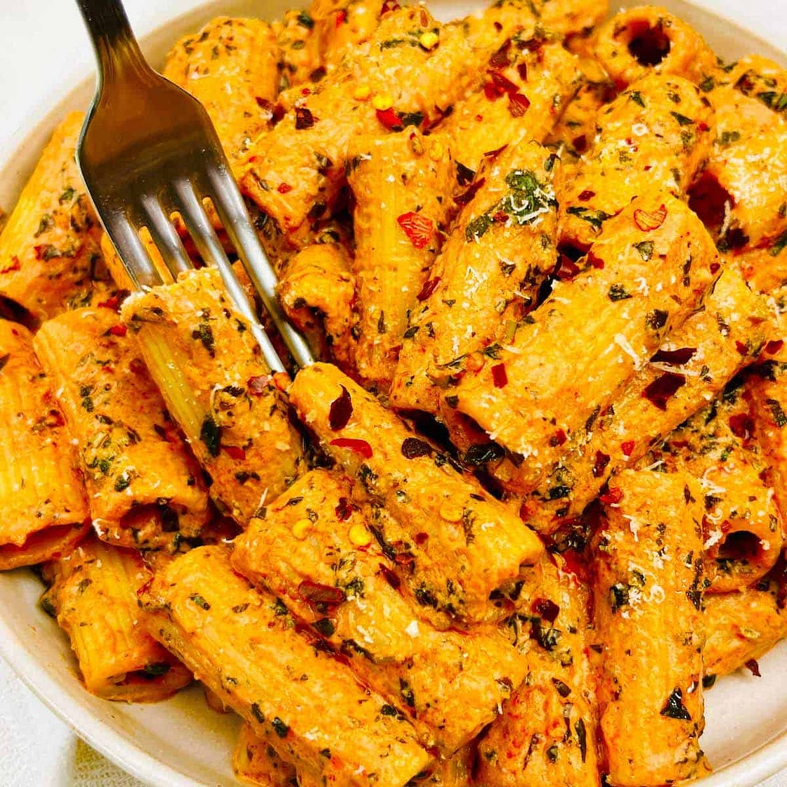 Spicy Basil And Oregano Pasta