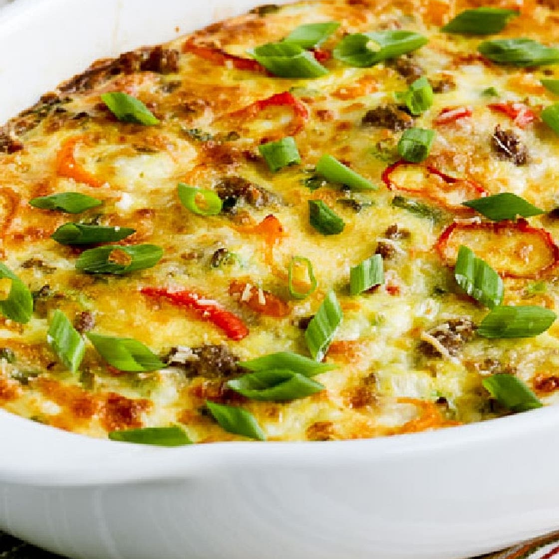 Breakfast Bake with Italian Sausage and Mini Sweet Peppers