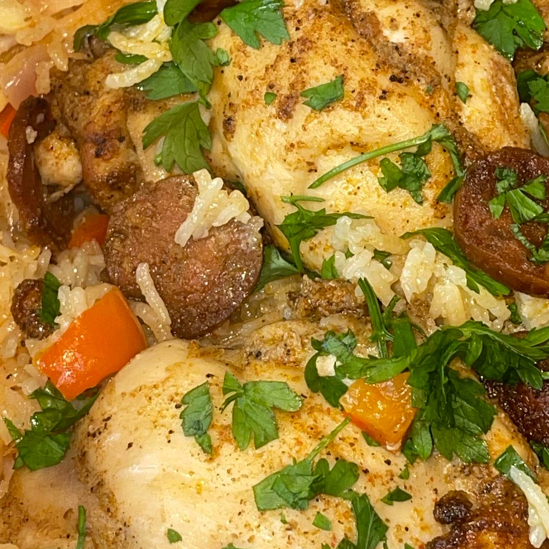 One Pot Chicken and Chorizo