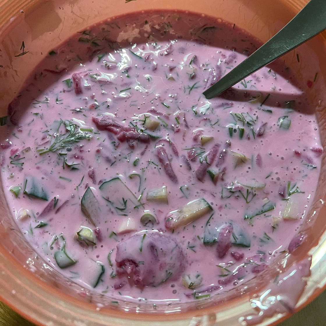 Saltibarščiai - Cold Beet Soup