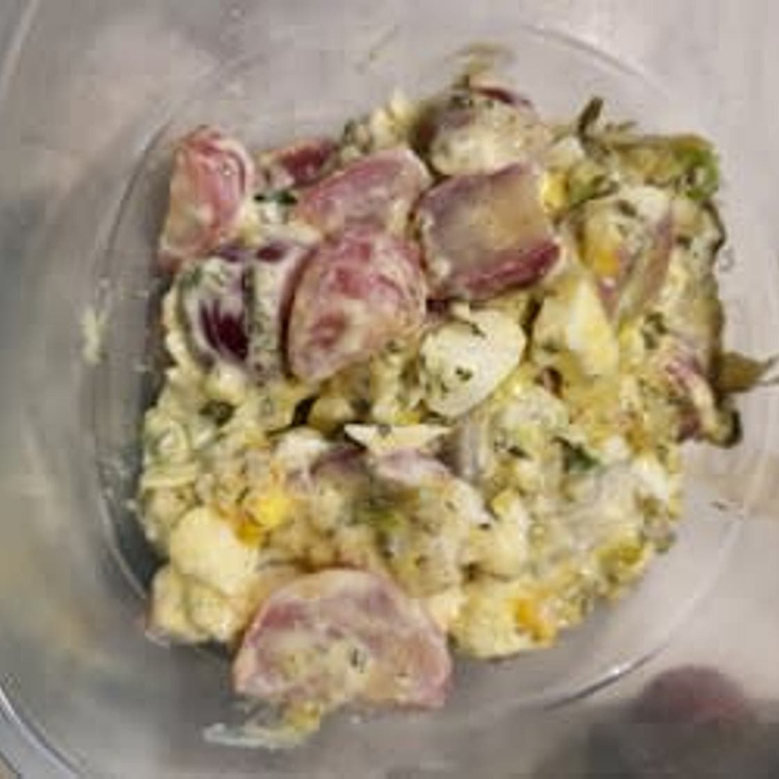 Mock Redskins Potato Salad