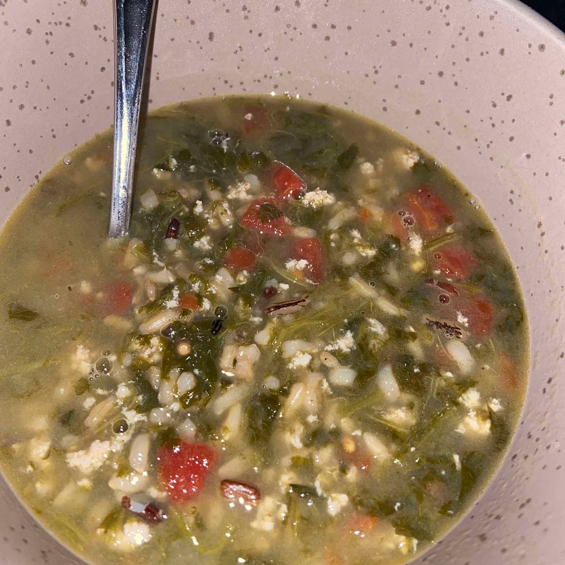 Homemade chicken soup mashup