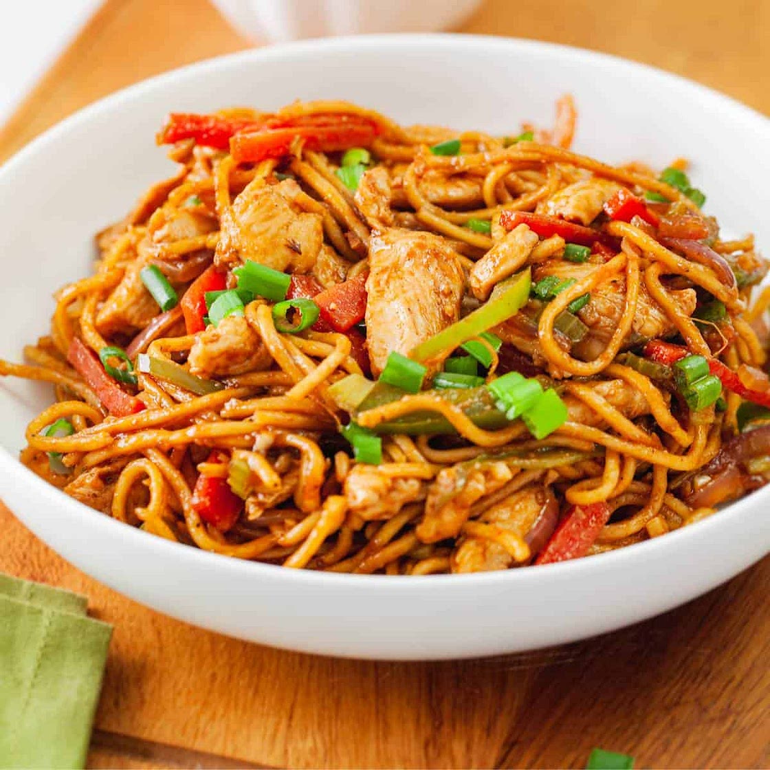 Spicy Chicken Hakka Noodles