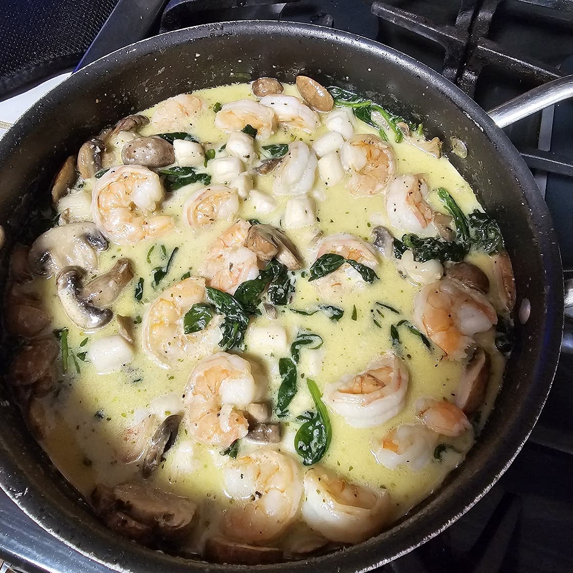 Creamy Tuscan Shrimp (Keto friendly)