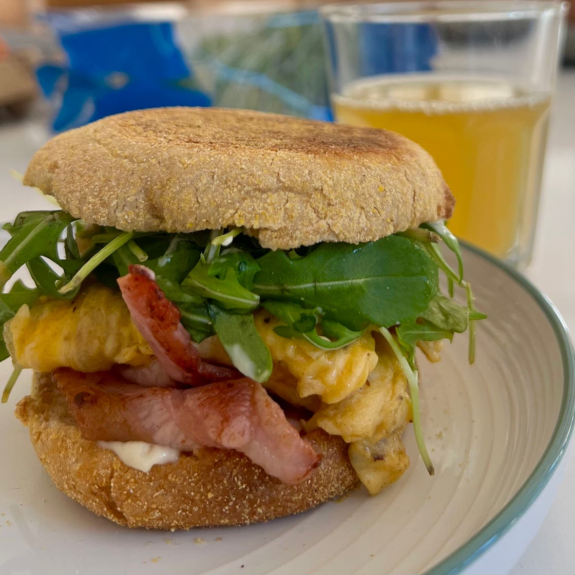 Bacon and Egg Breakfast Muffin 