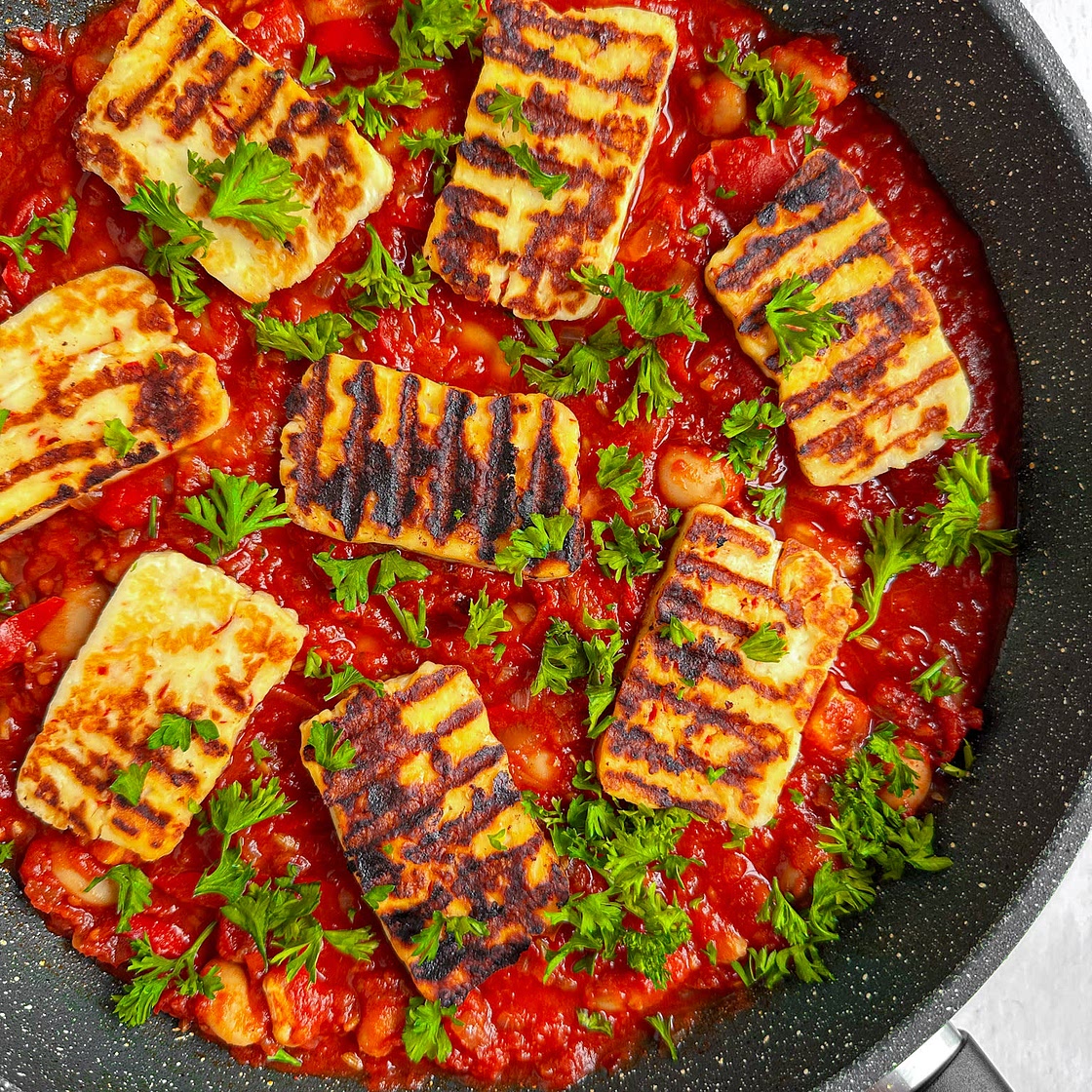 Been and Halloumi Stew Recipe