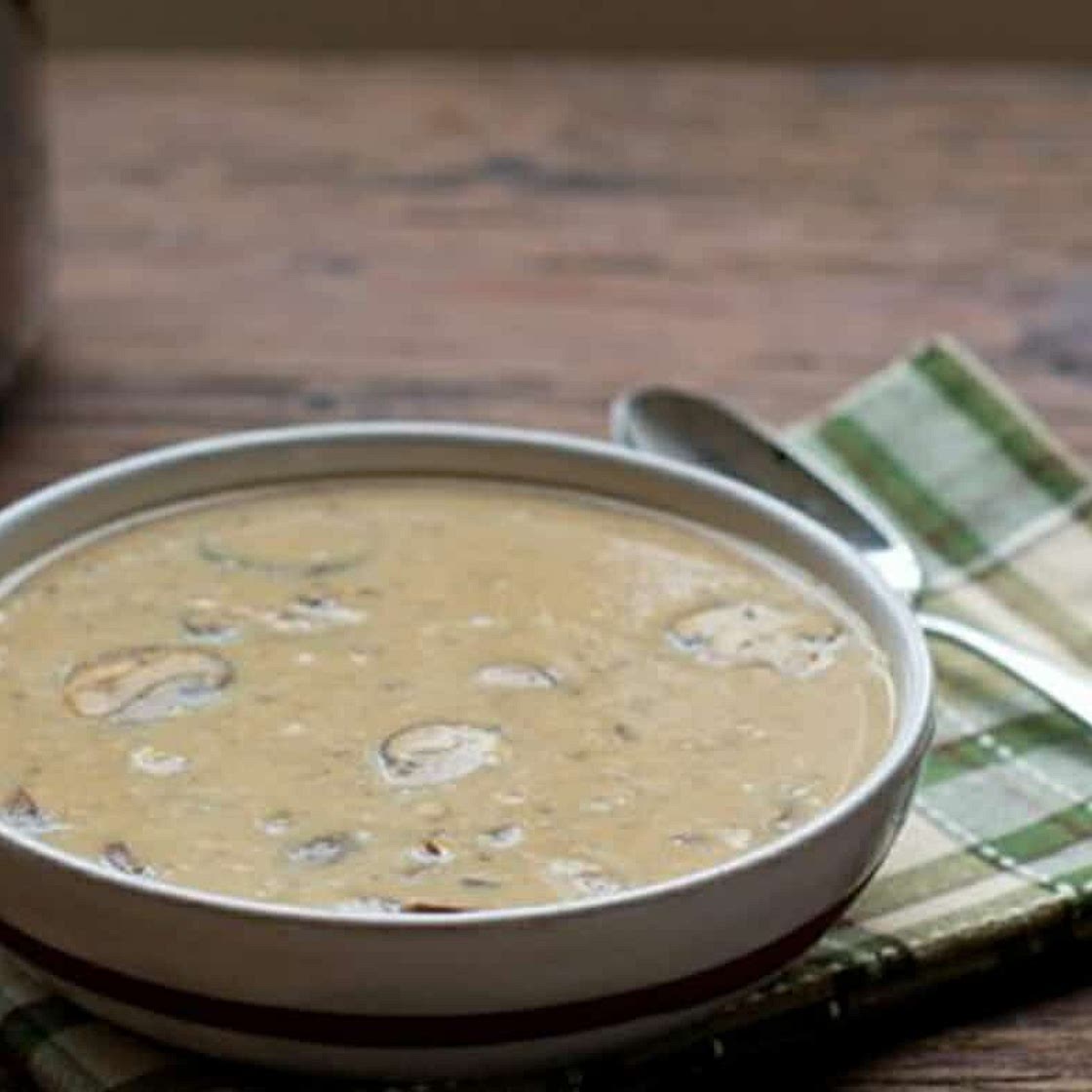 Cream of Mushroom Soup in 15 Minutes
