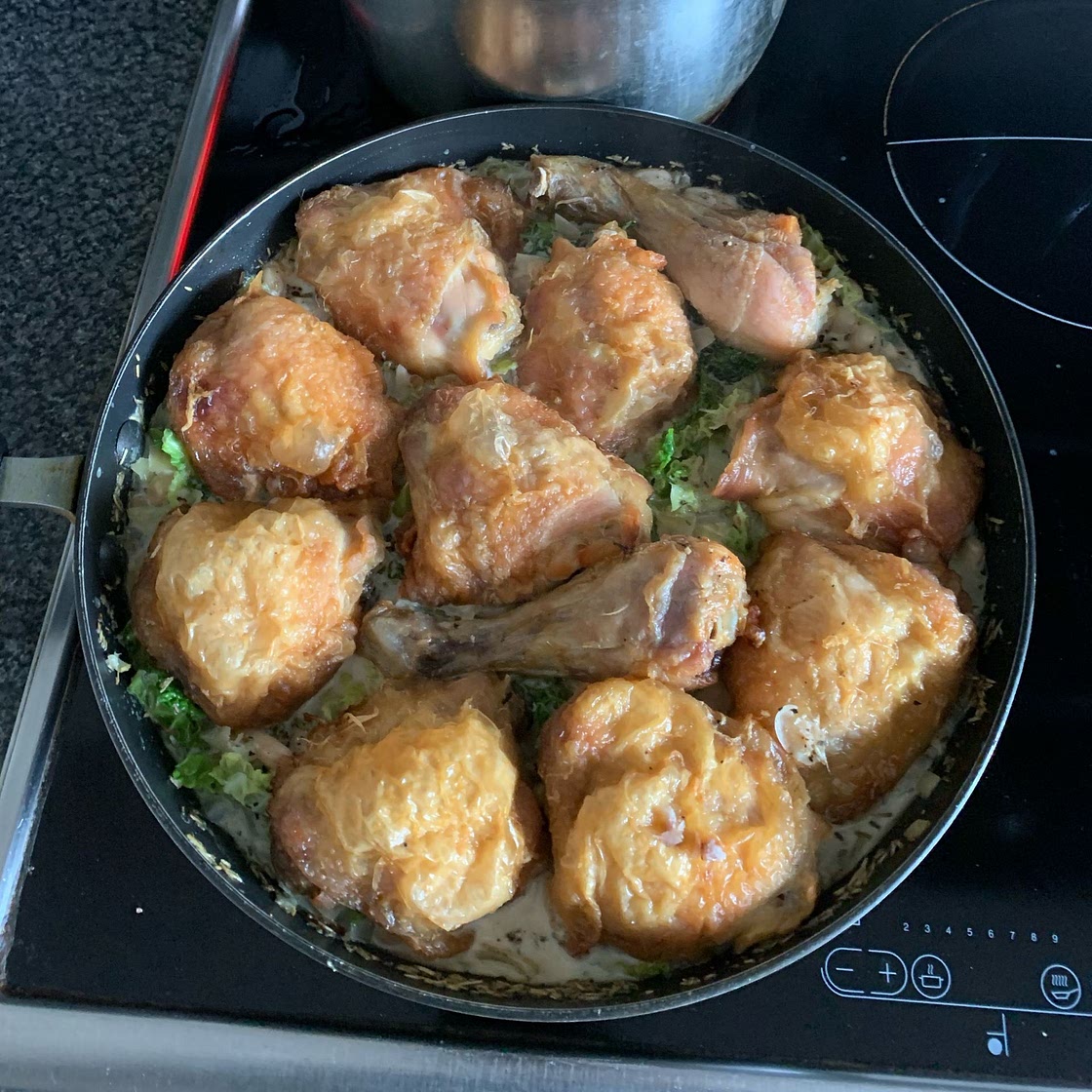 Chicken and cannellini bean stew