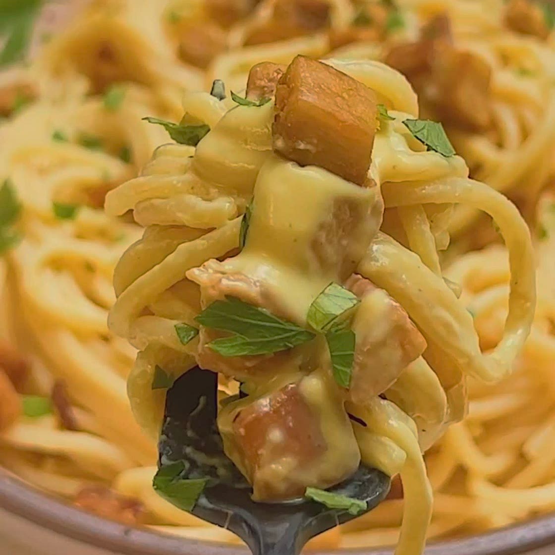 Vegan Pasta Carbonara 