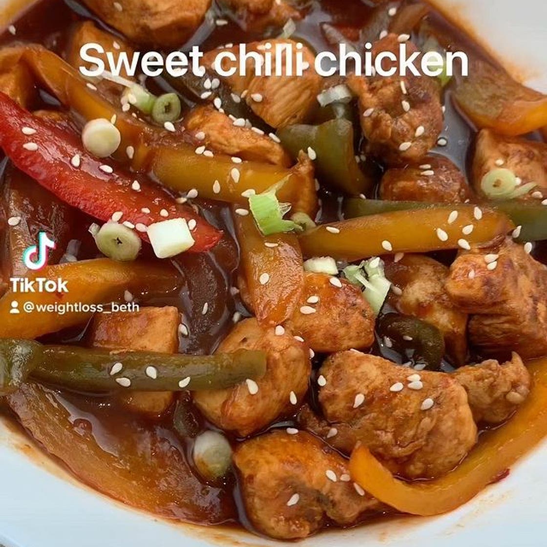 sweet chilli chicken