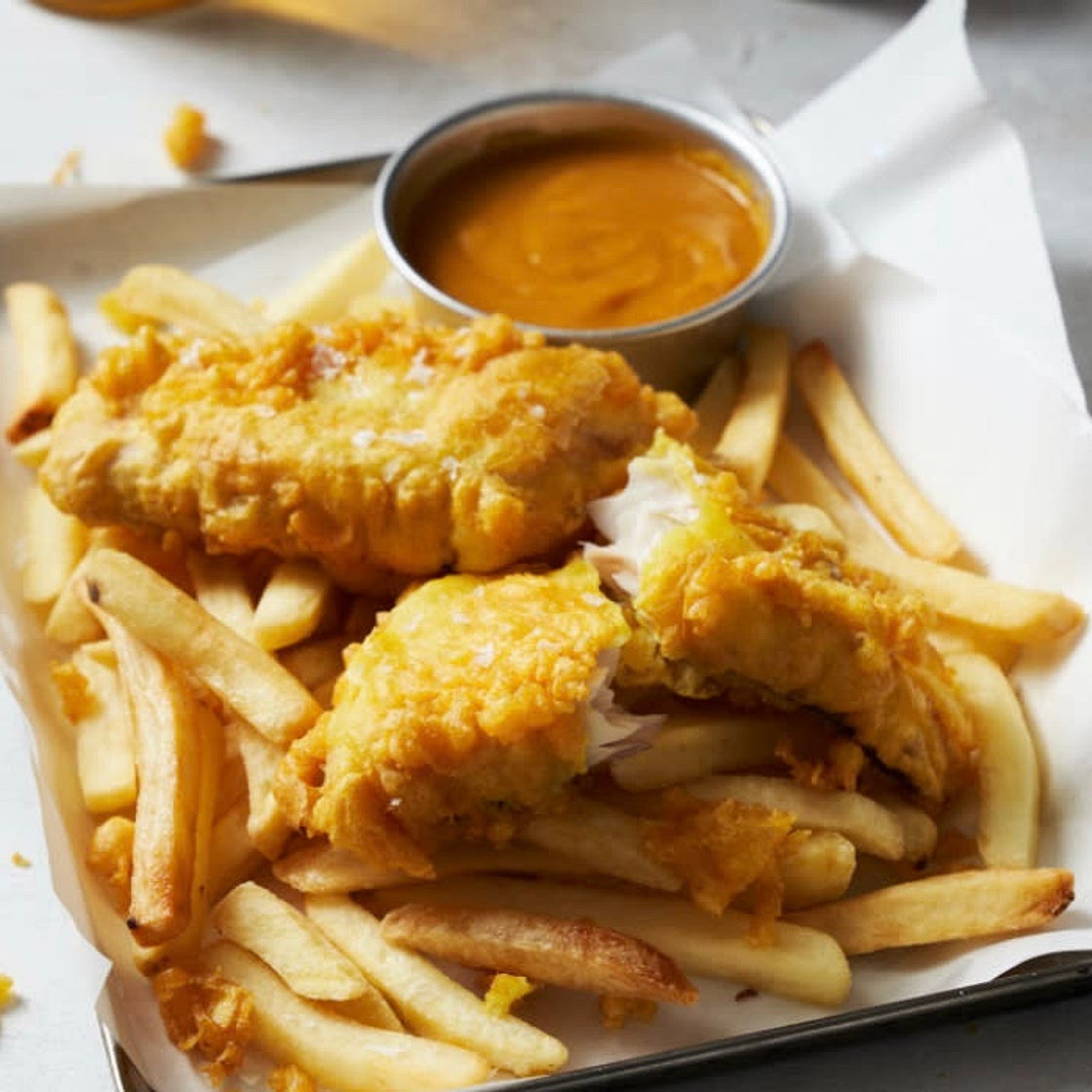 British fish and chips