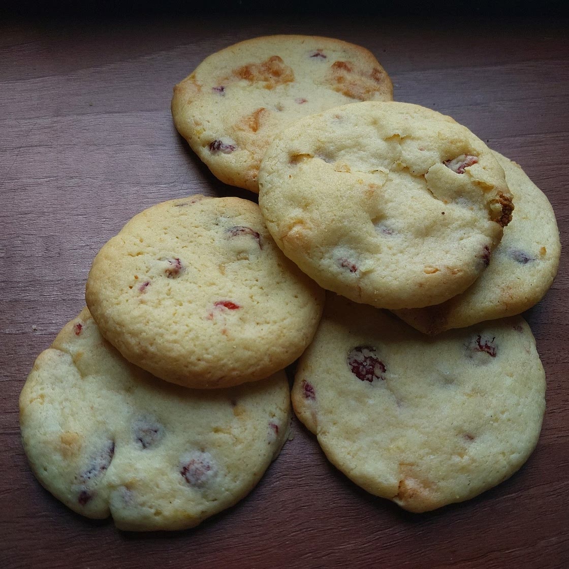 Cranberry lemon cookies