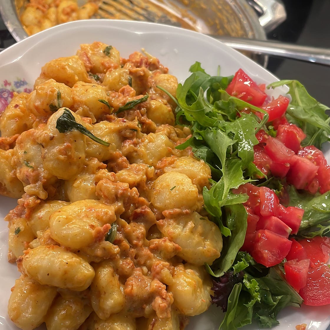 Creamy Tuscan Sausage Gnocchi