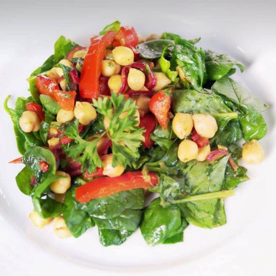spicy chickpea salad