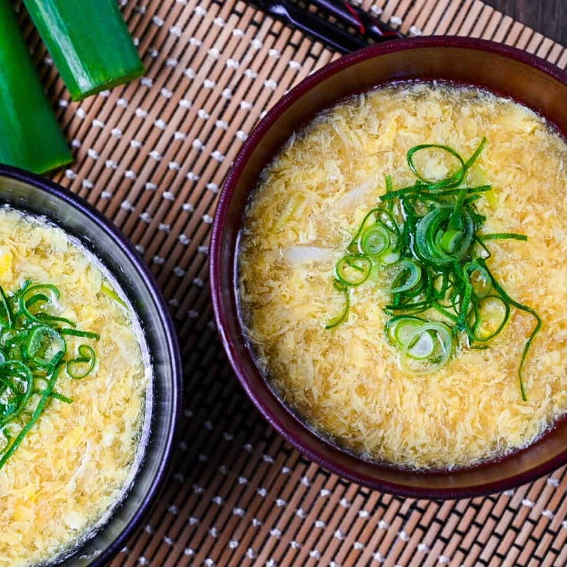 Japanese Egg Drop Soup (Kakitamajiru)