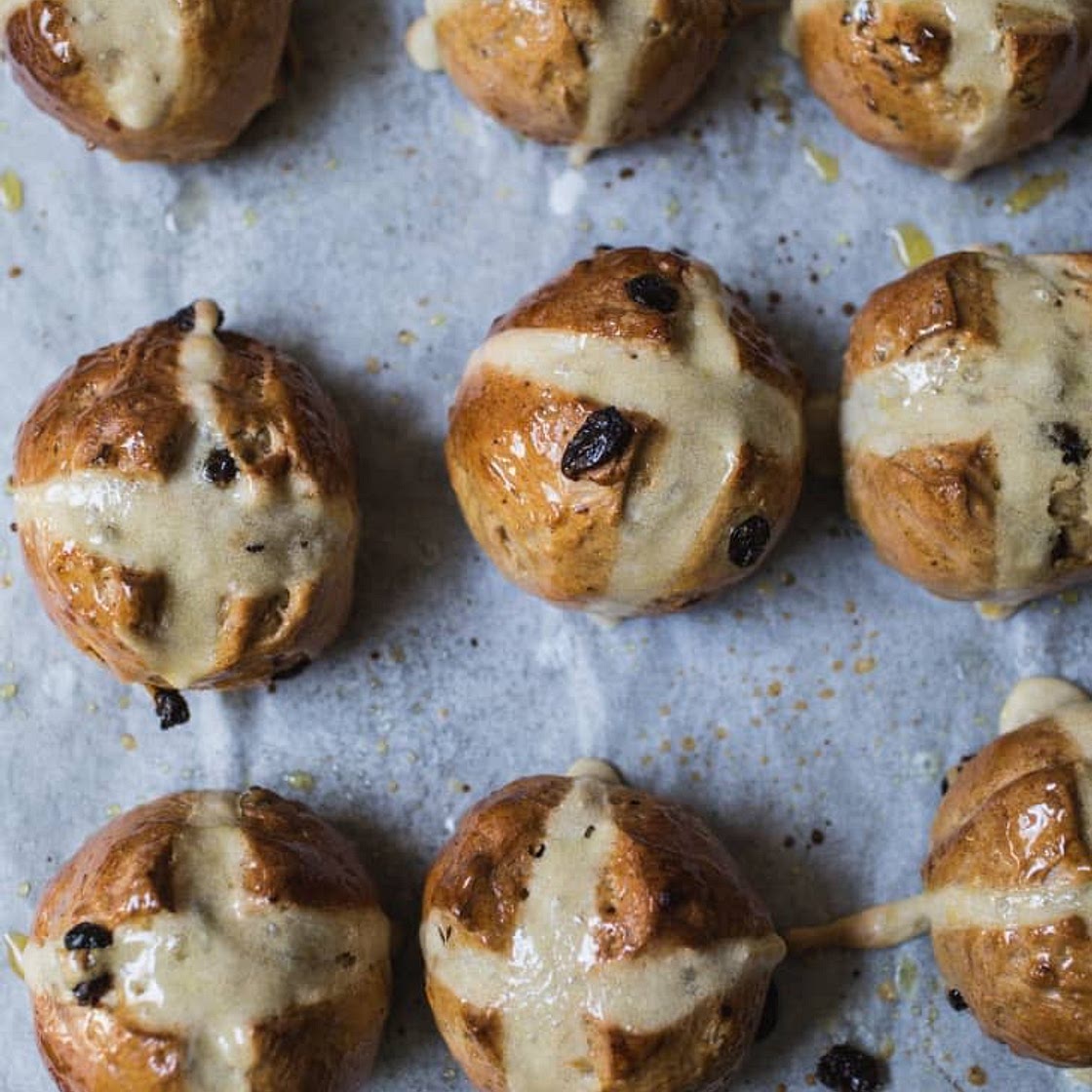 Earl Grey Hot Cross Buns