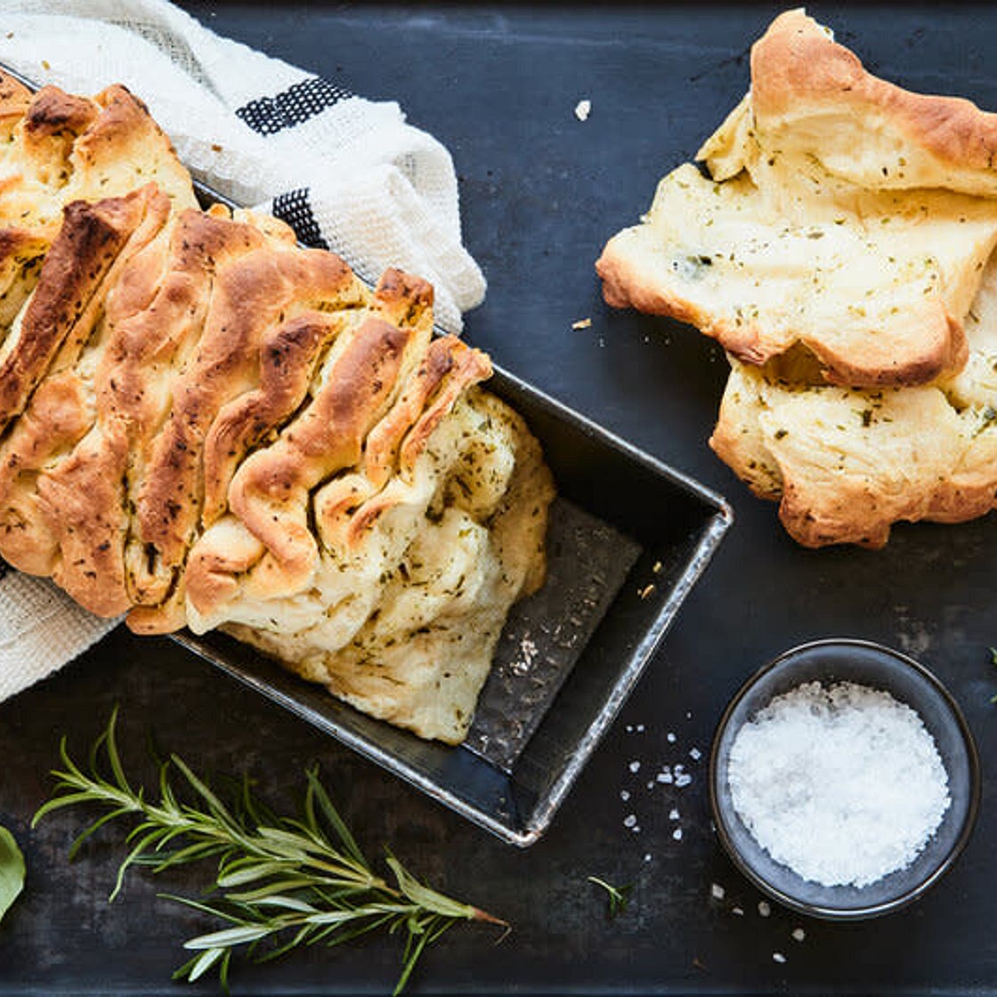 Herb Plucked bread