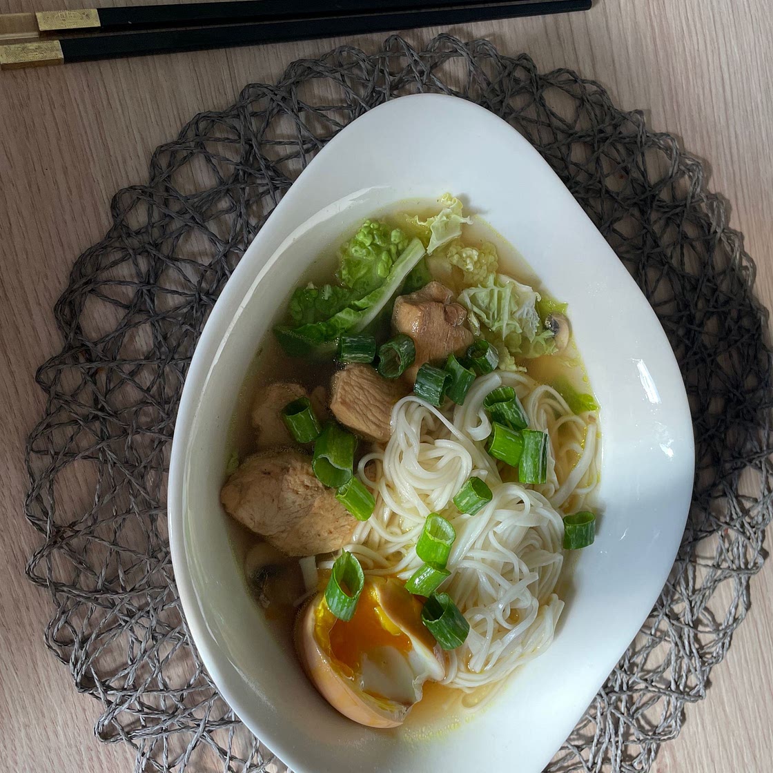 Shio Ramen mit Miso Huhn