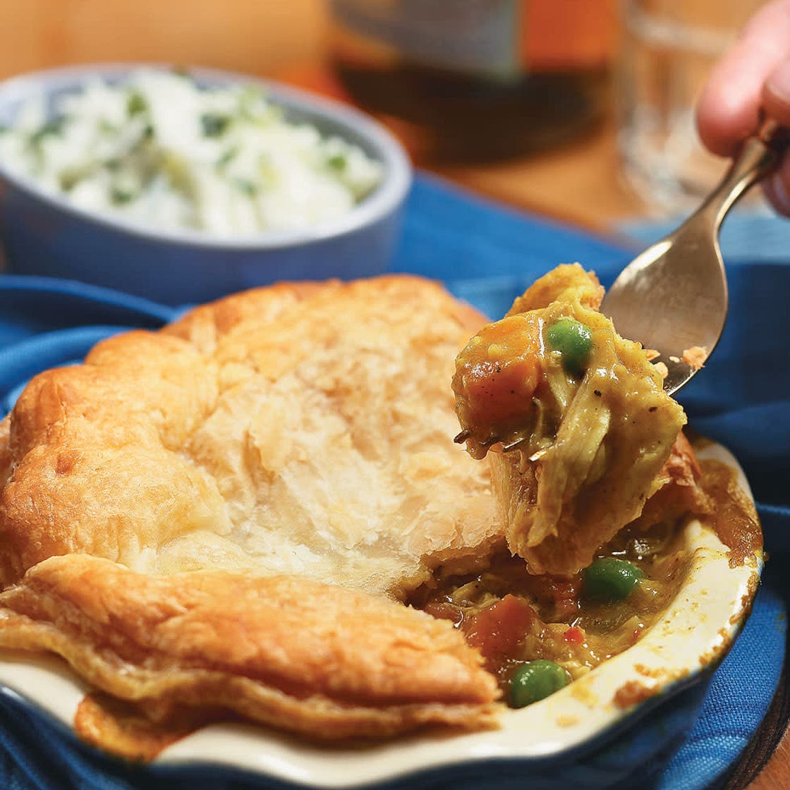 Mulligatawny Chicken Pot Pie