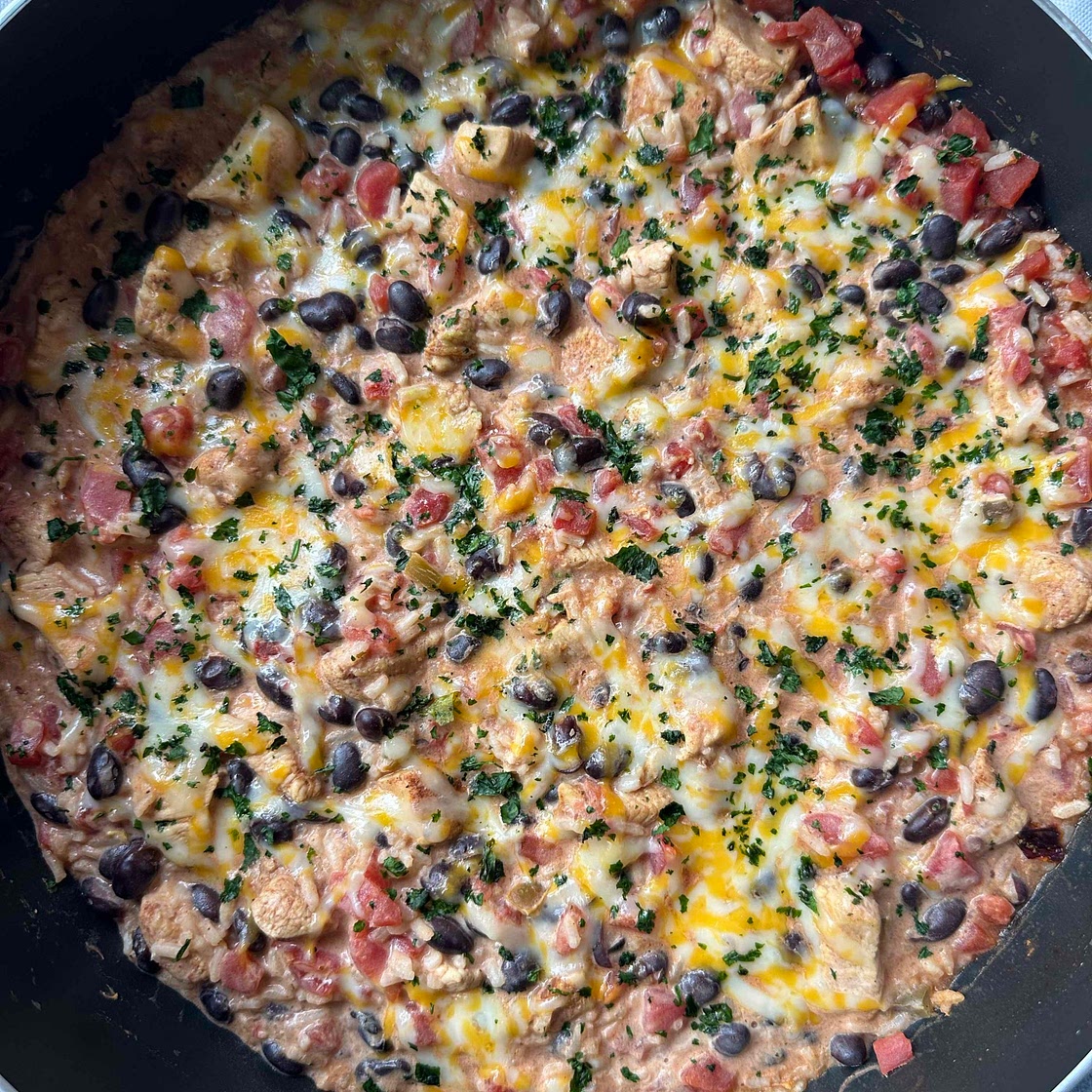 Southwest Chicken and Rice Skillet