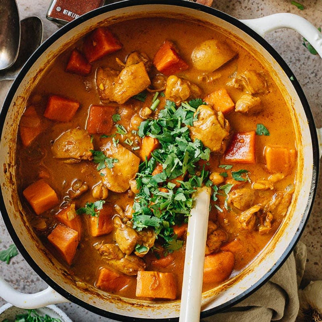 chicken and sweet potato curry