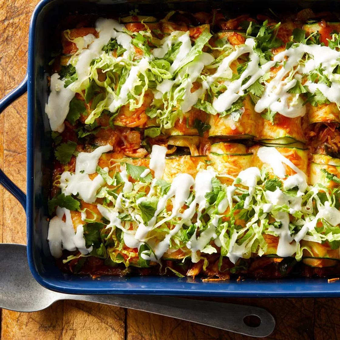Zucchini Chicken Enchiladas(After 3rd week)