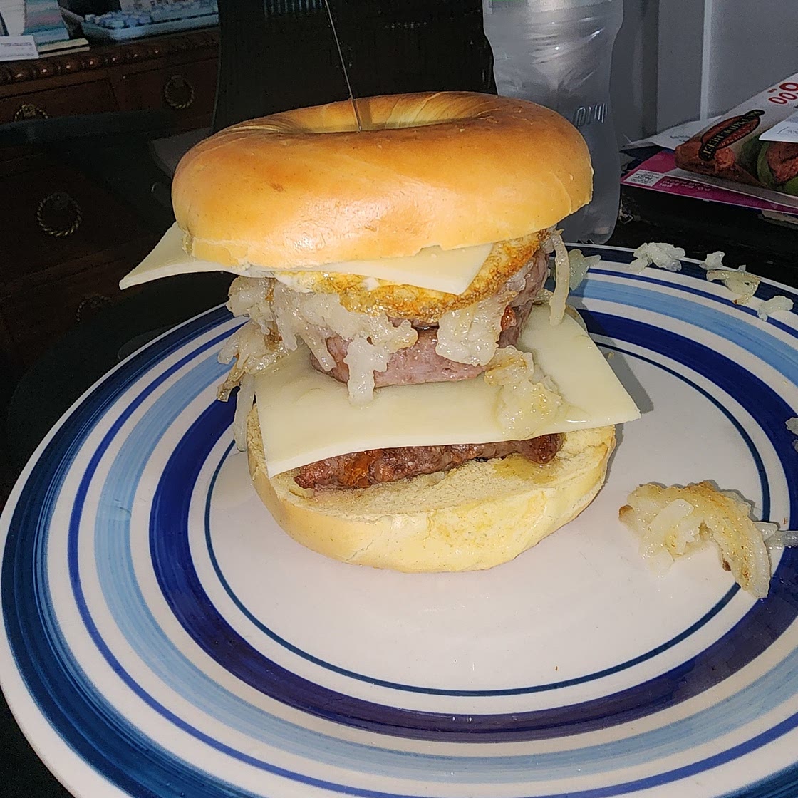 Ultimate breakfast burger