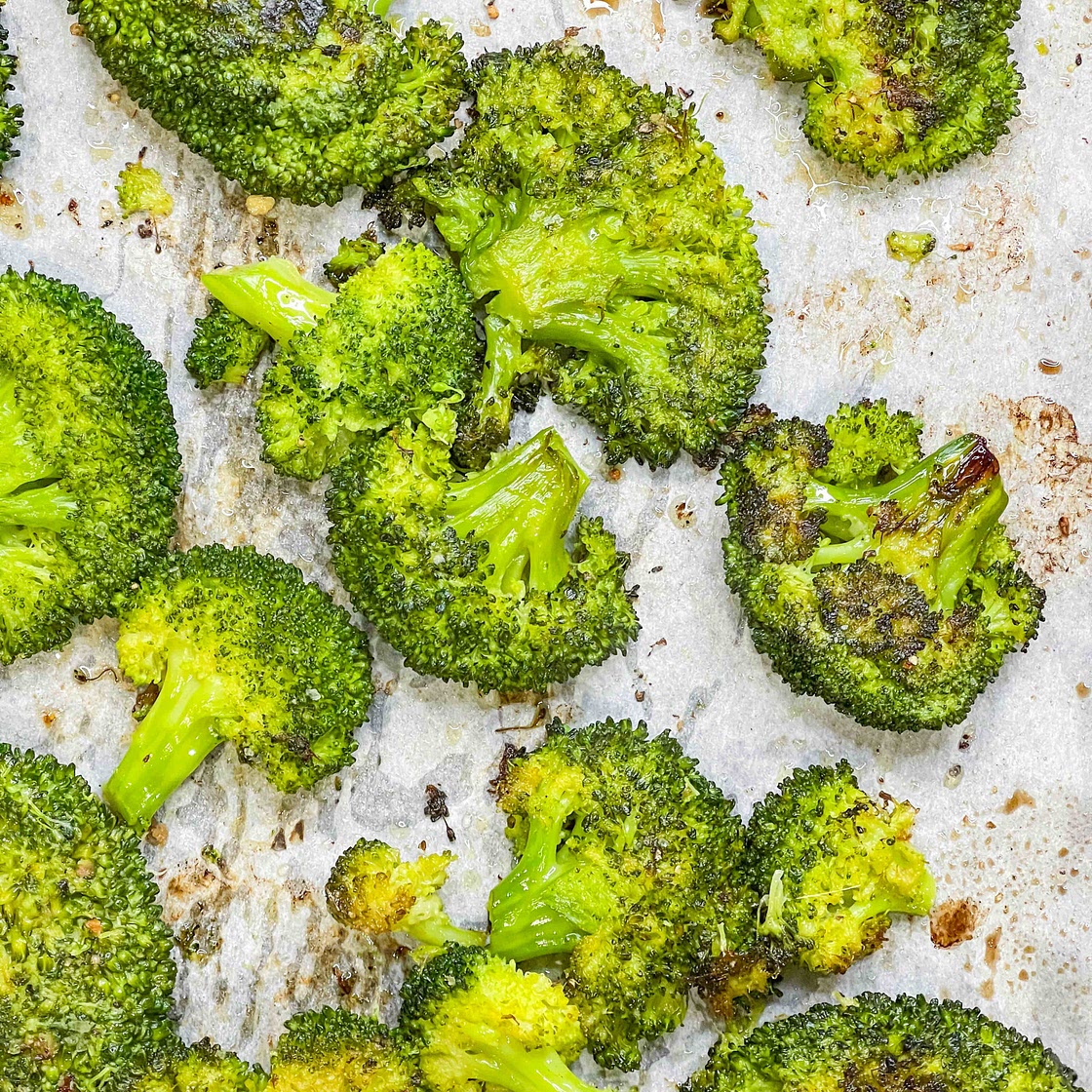 Smashed Roasted Broccoli 