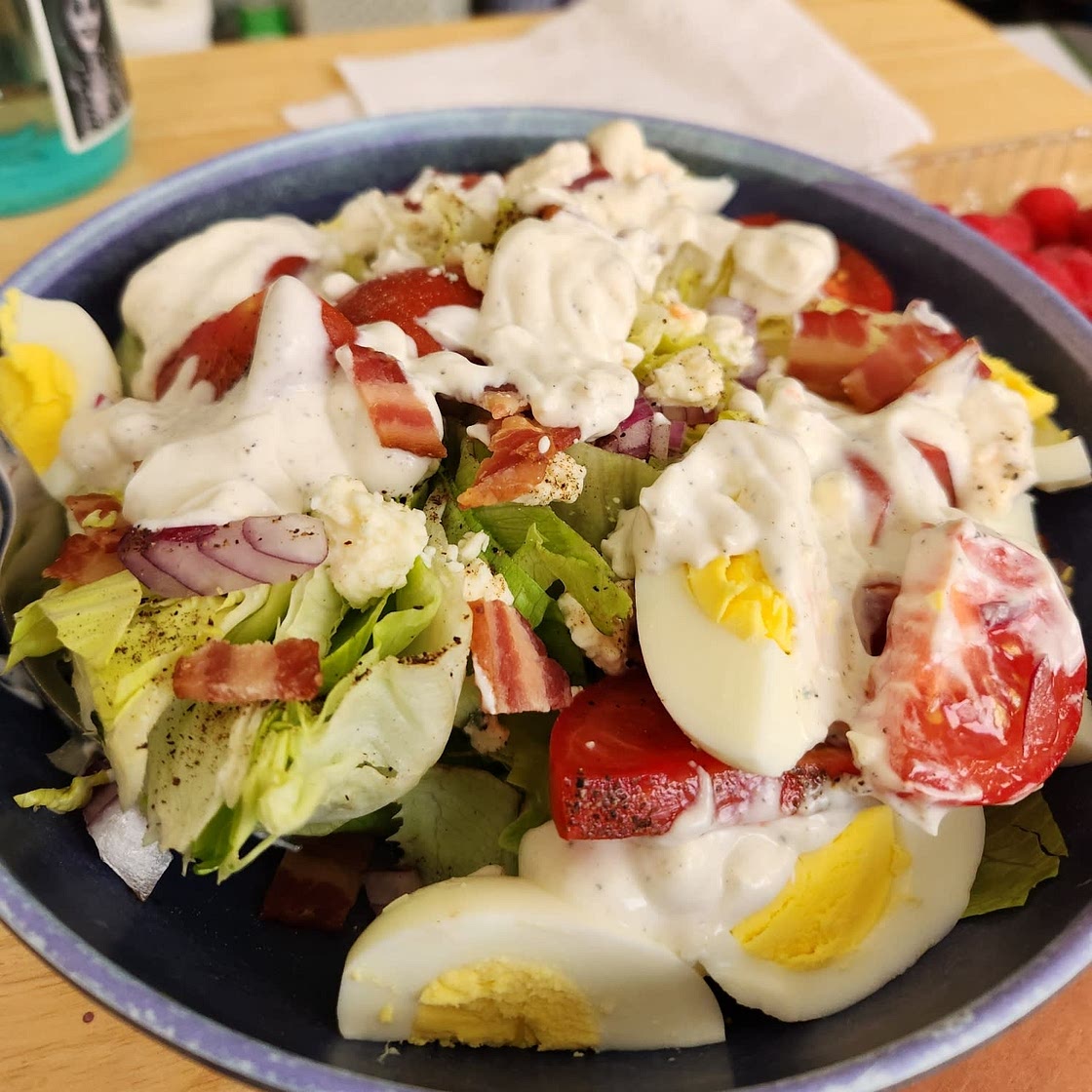 Iceberg Wedges with Blue Cheese Dressing