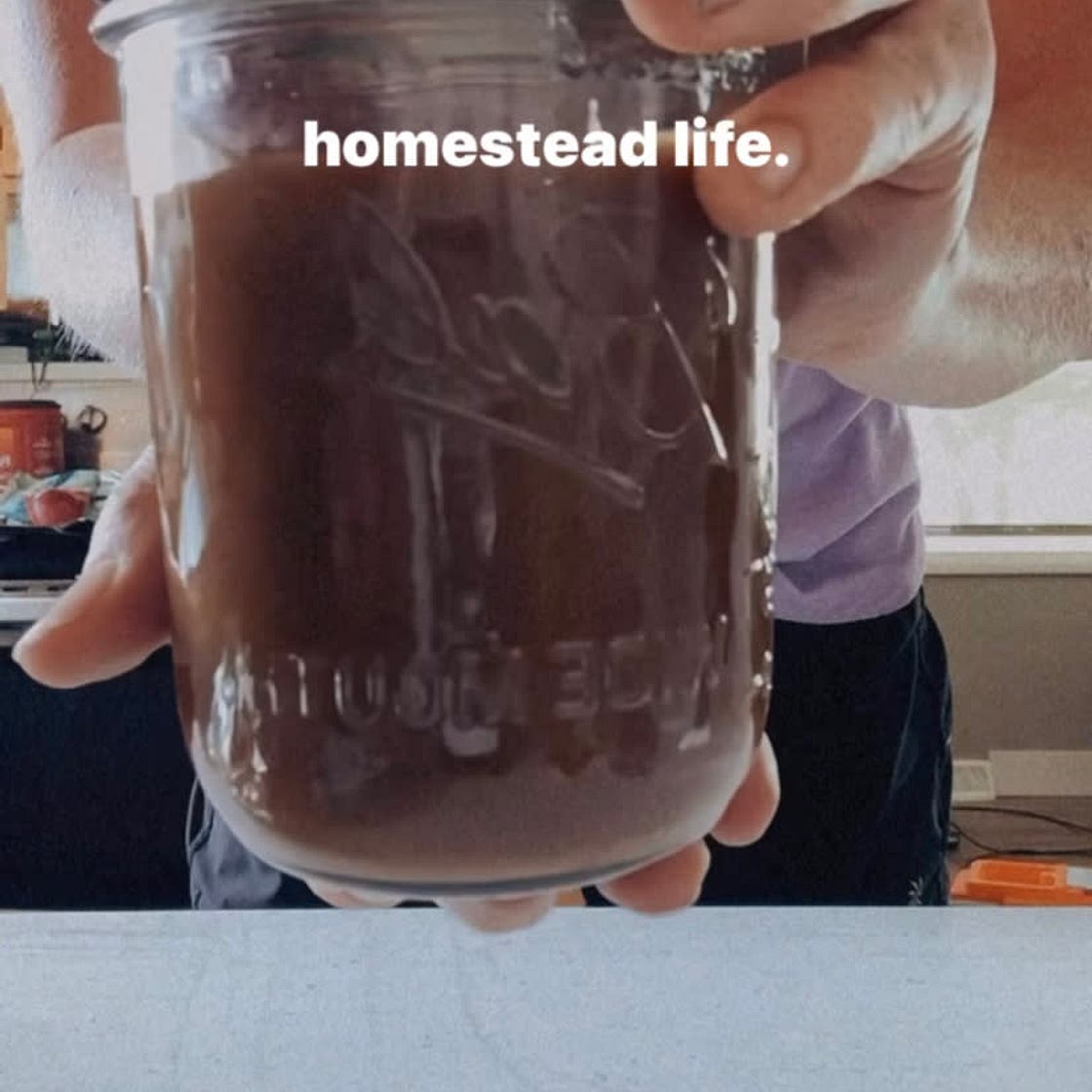 Homemade caramel sauce