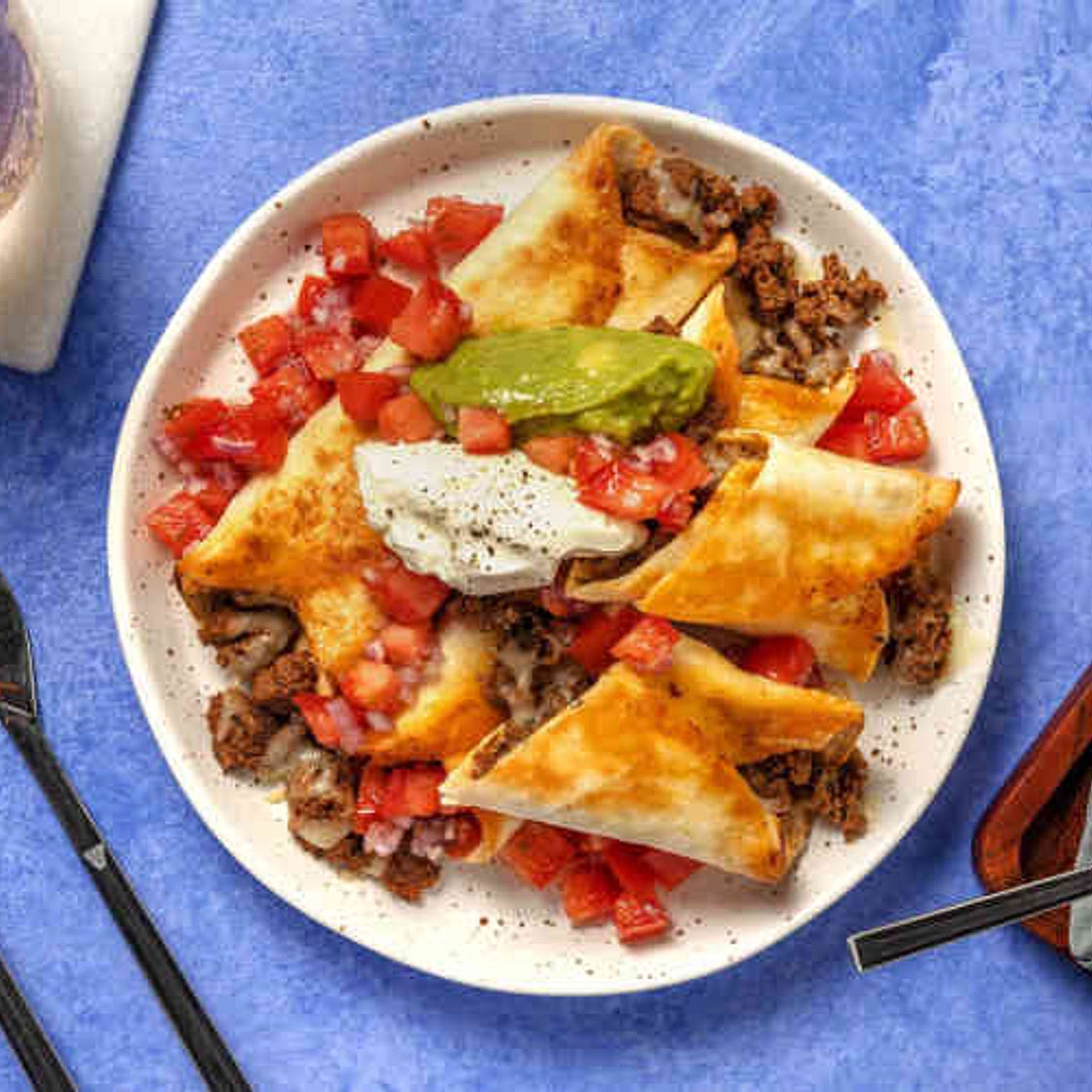 Beef Taquitos with Zesty Guacamole