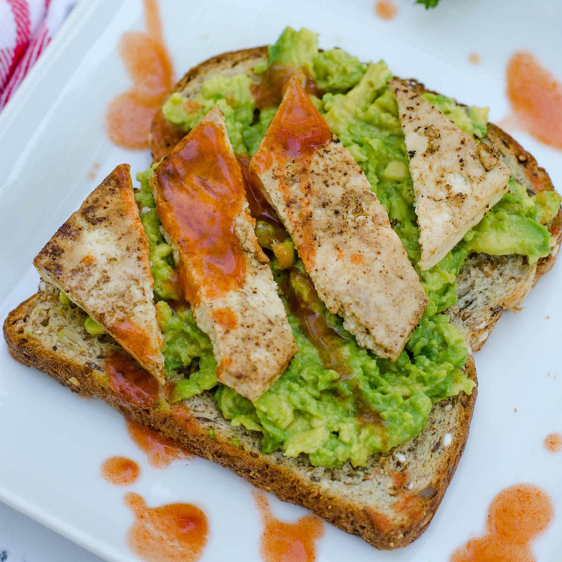 Tofu Avocado Toast
