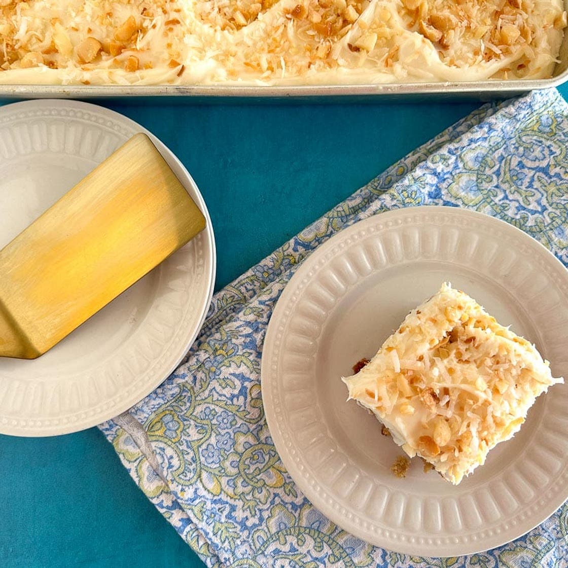 Low FODMAP Tropical Carrot Cake