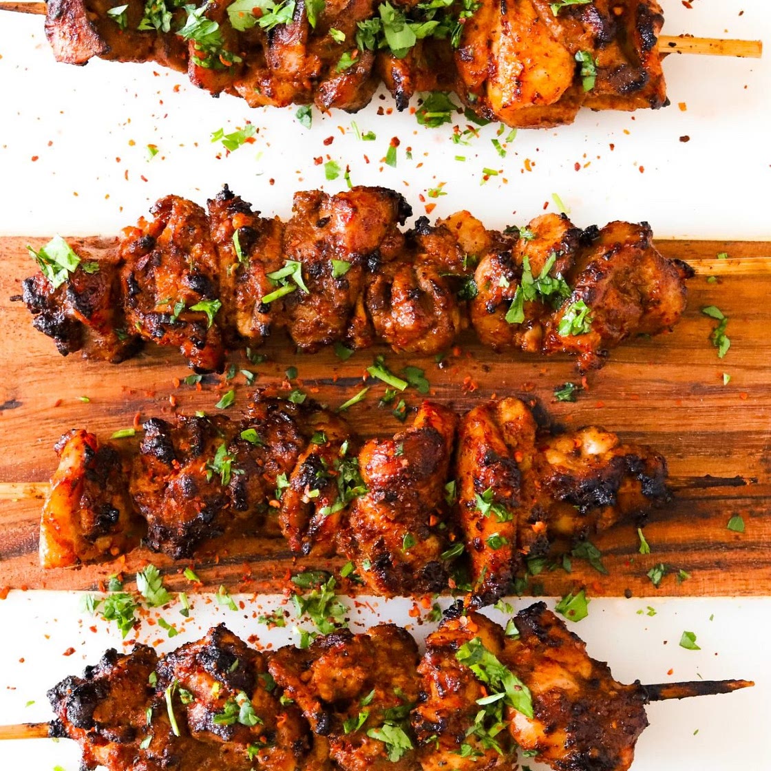 AIR FRYER CHICKEN SKEWERS