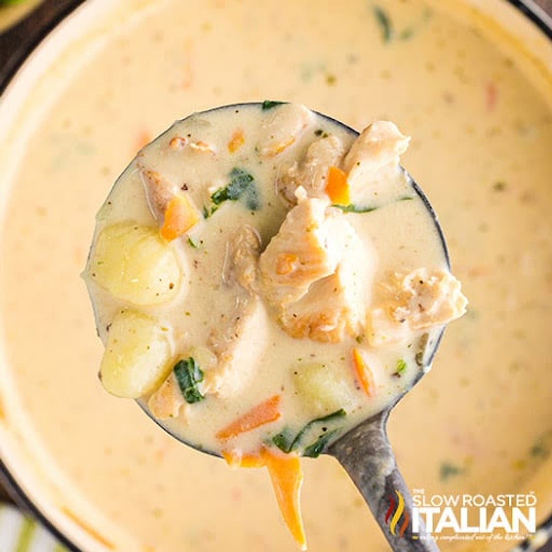 Chicken and Gnocchi Soup (Olive Garden Copycat)