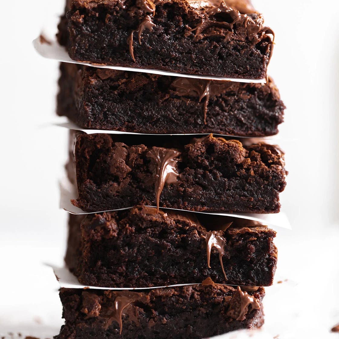 FUDGY NUTELLA BROWNIES
