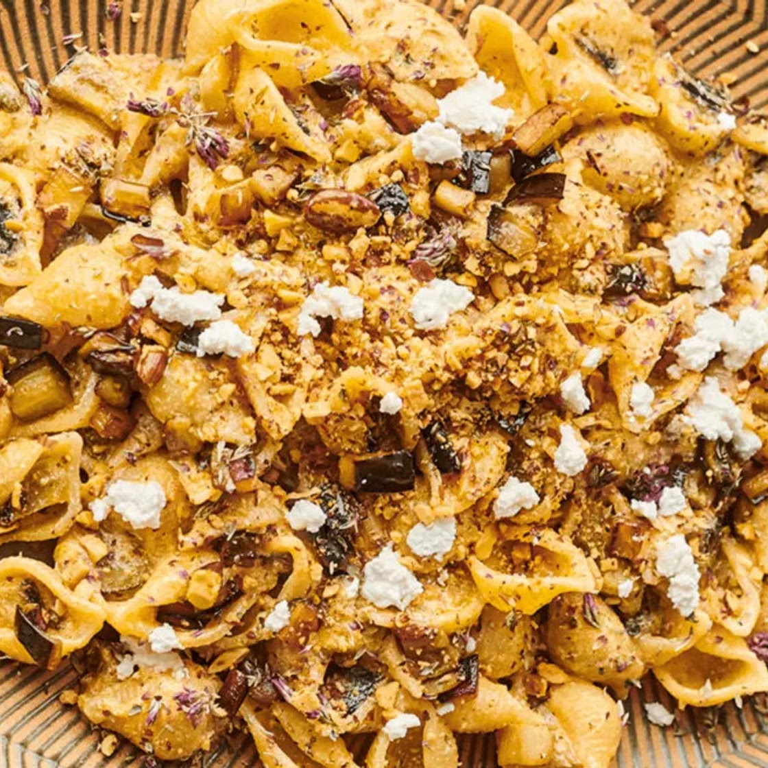 Aubergine & Ricotta Pasta