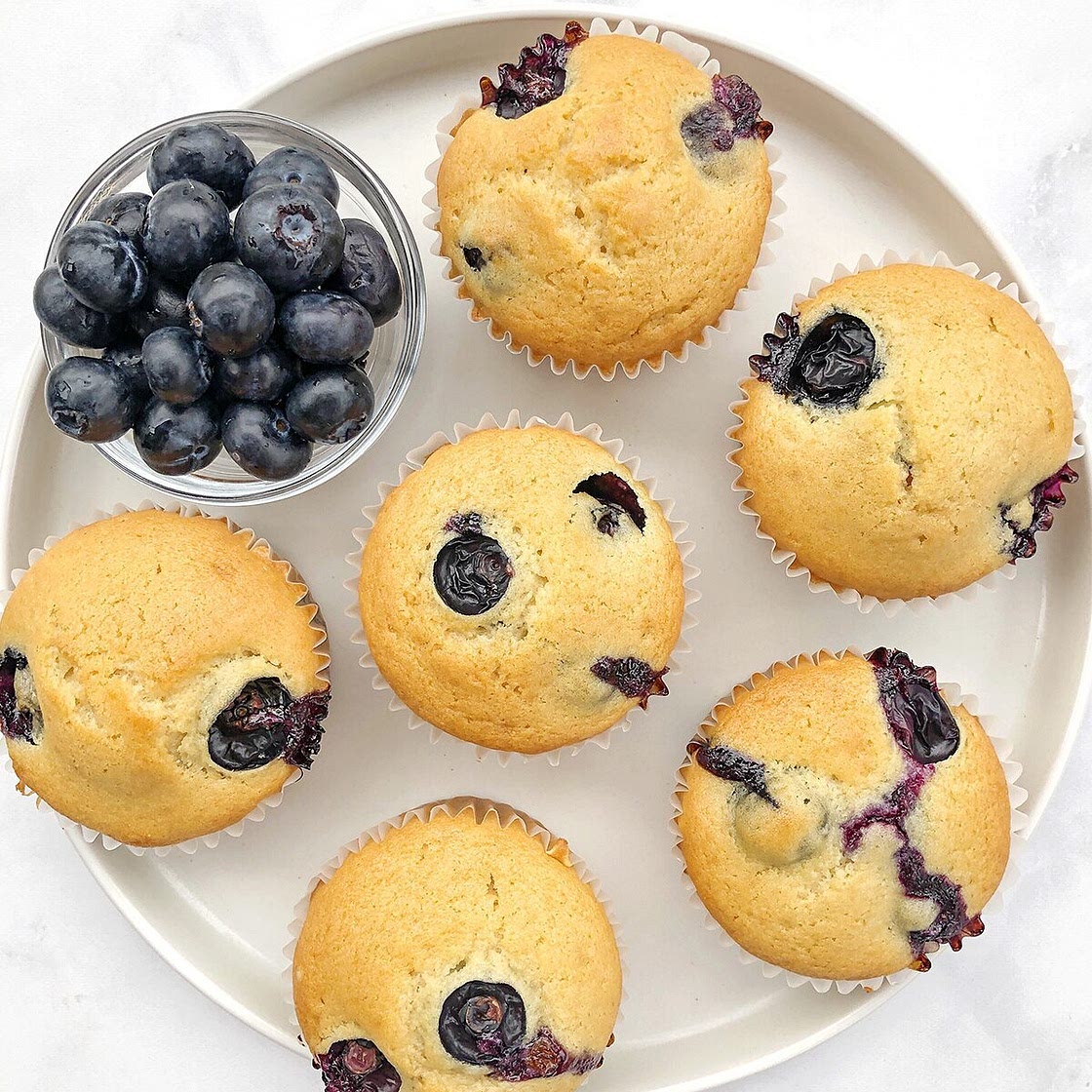 Dairy Free Blueberry Muffins