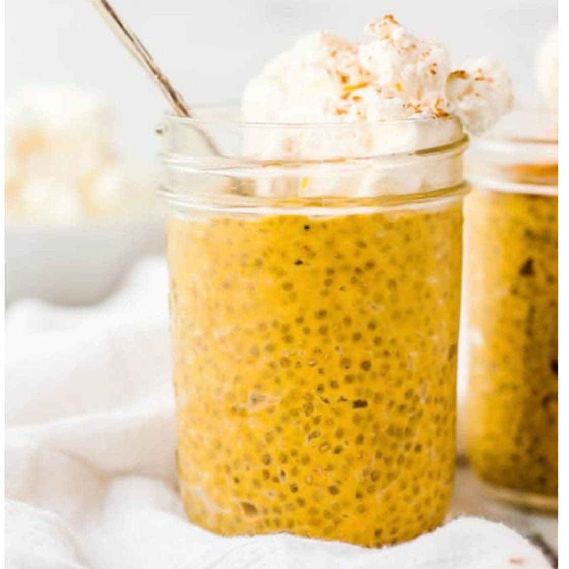 High Protein Pumpkin Chia Pudding 