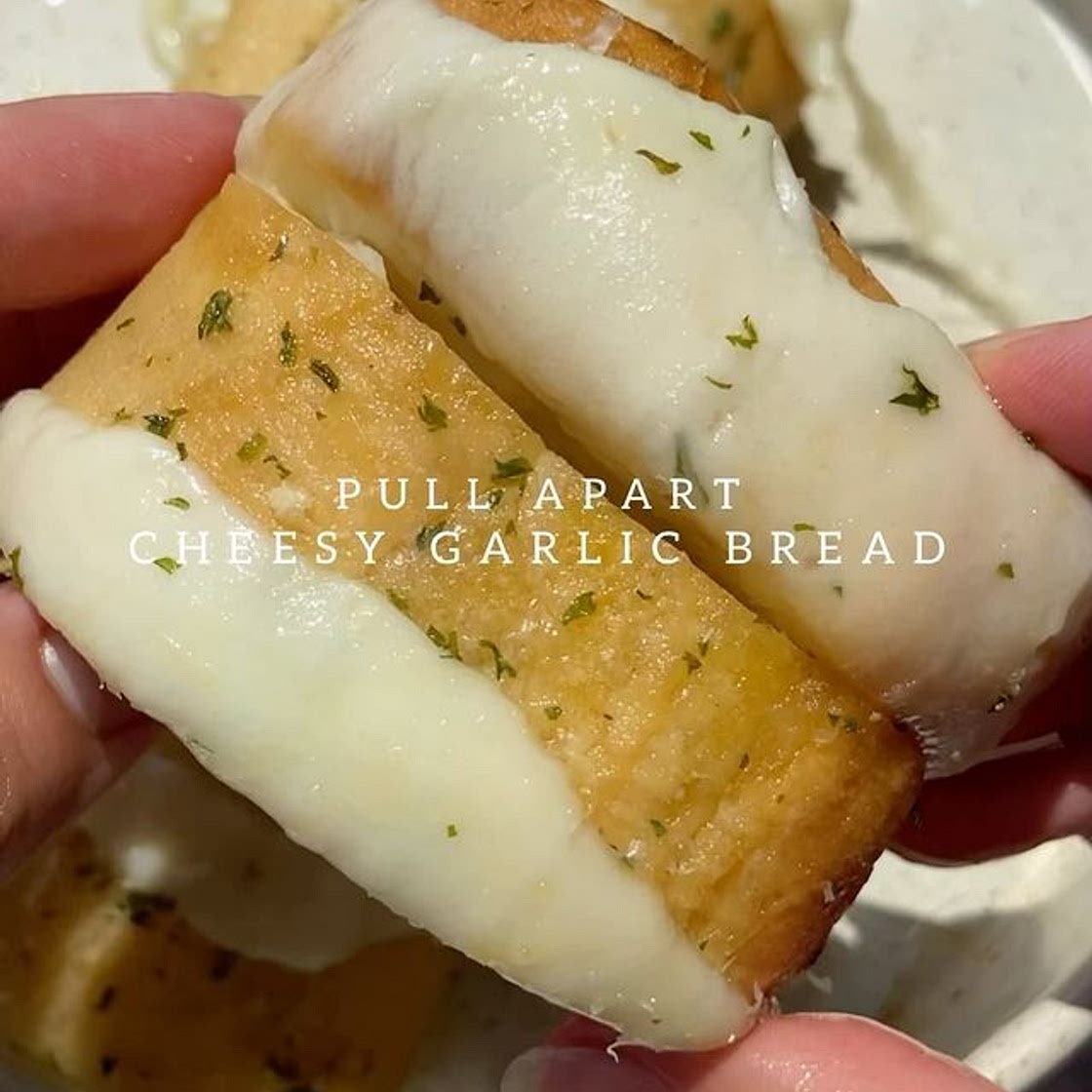Pull Apart Cheesy Garlic Bread