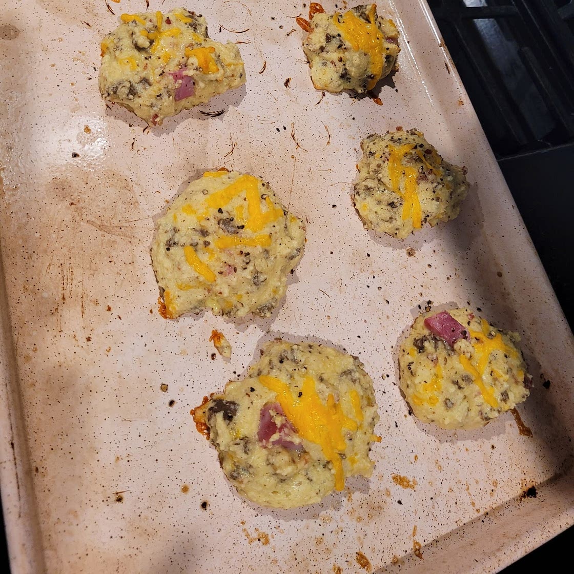 Meat Lovers Low Carb Biscuits for easy on the go breakfast!