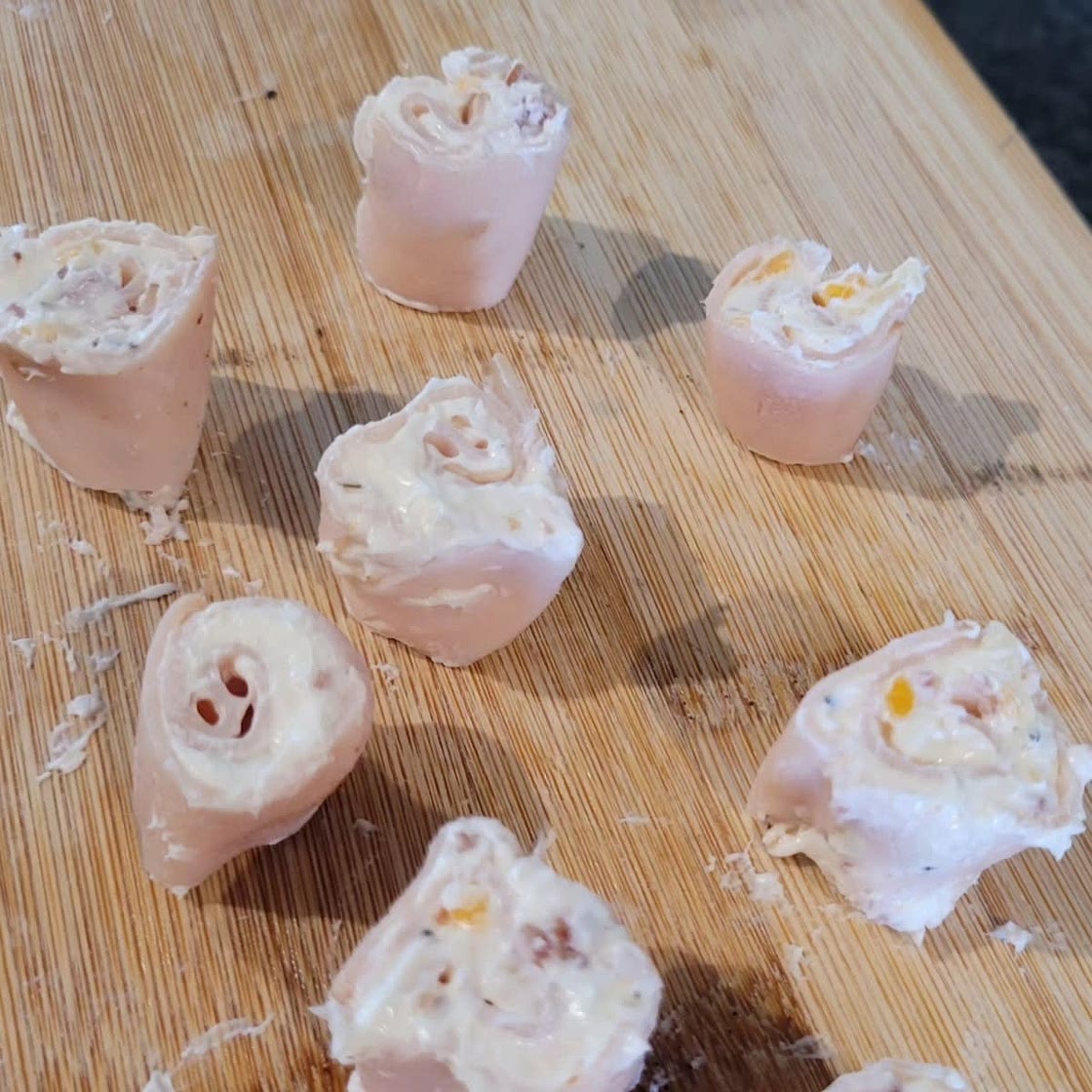 Turkey Bacon Ranch Pinwheels