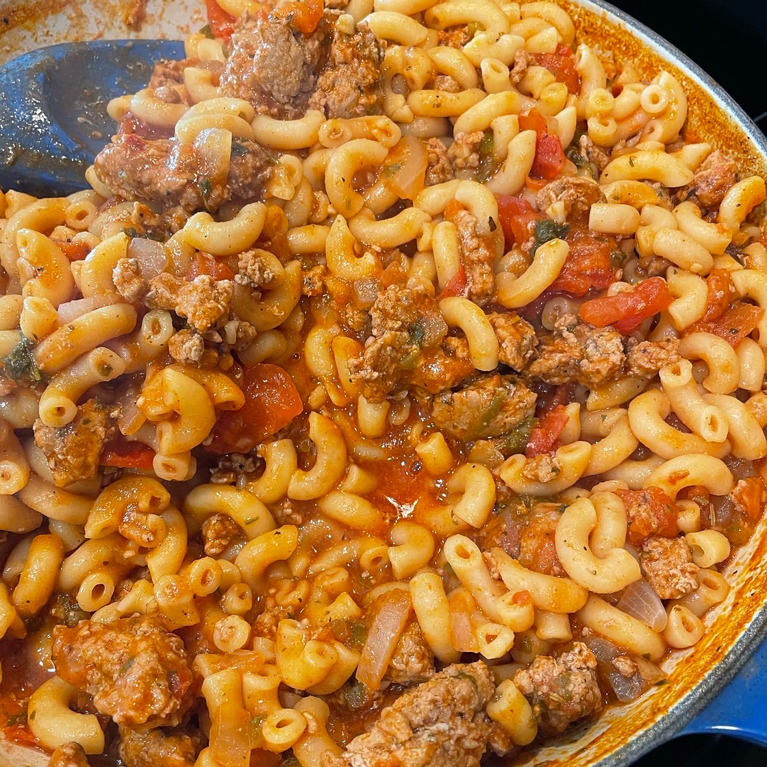 One Pan Lean Italian Pasta 