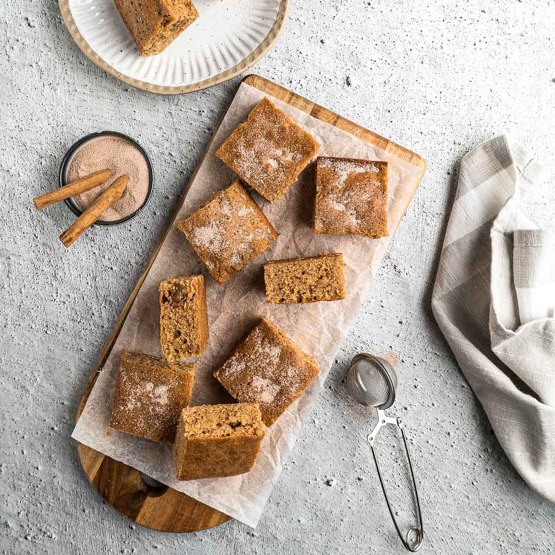 Walnut & Chai Spiced Blondies